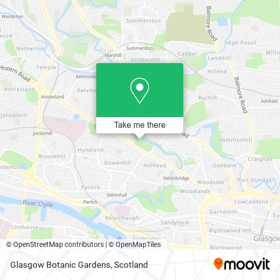 Glasgow Botanic Gardens map
