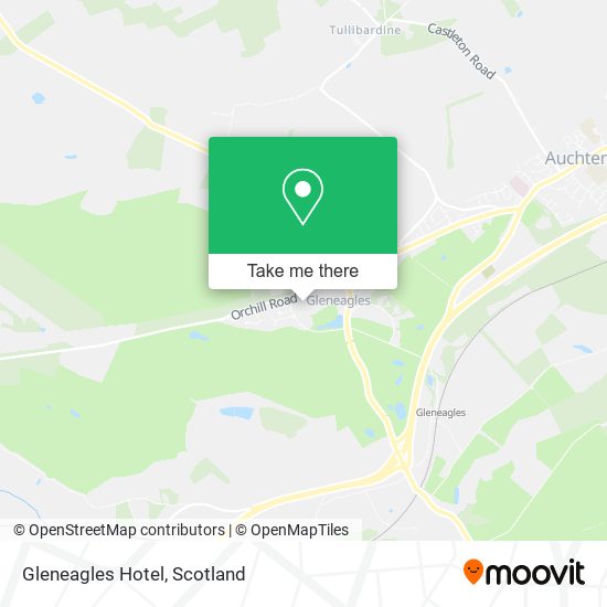 Gleneagles Hotel map