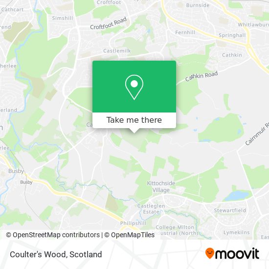 Coulter's Wood map