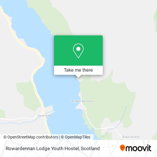 Rowardennan Lodge Youth Hostel map
