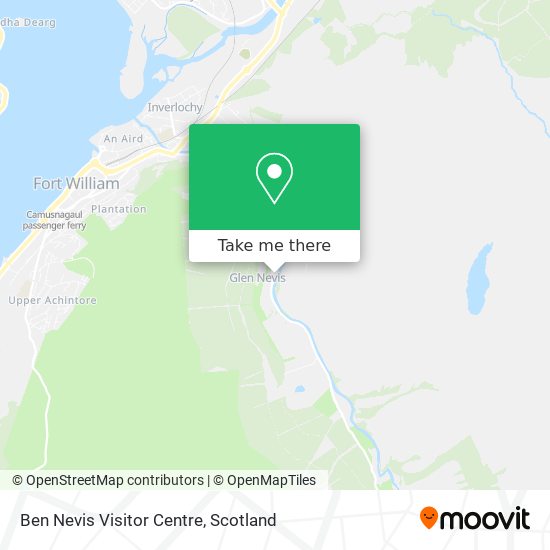 Ben Nevis Visitor Centre map