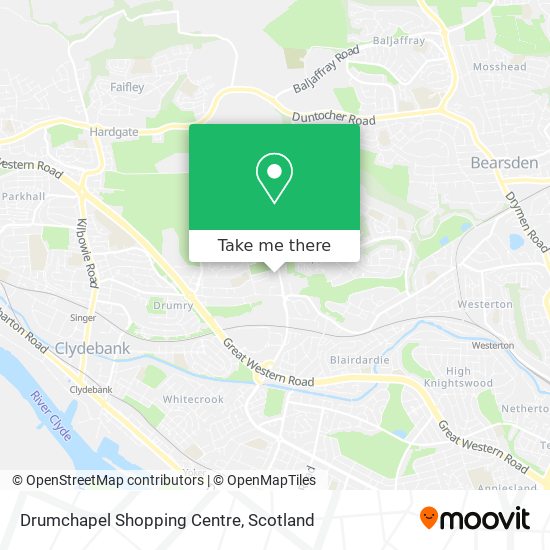 Drumchapel Shopping Centre map