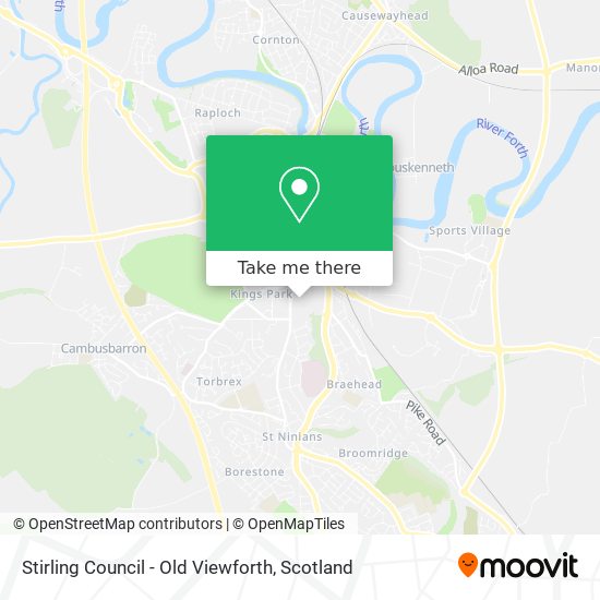Stirling Council - Old Viewforth map
