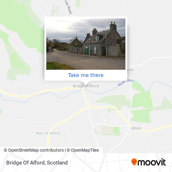 Bridge Of Alford map