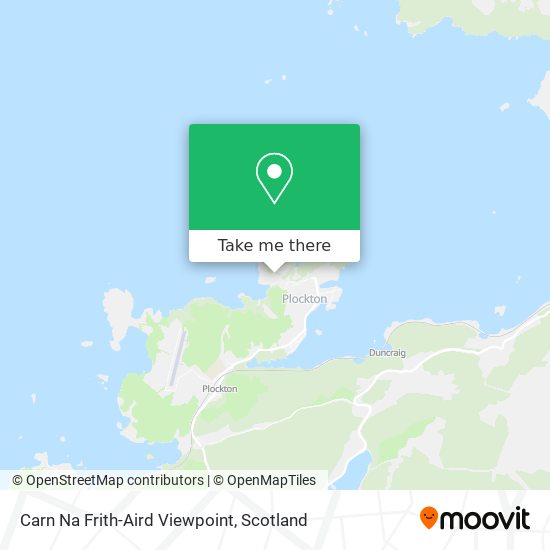 Carn Na Frith-Aird Viewpoint map