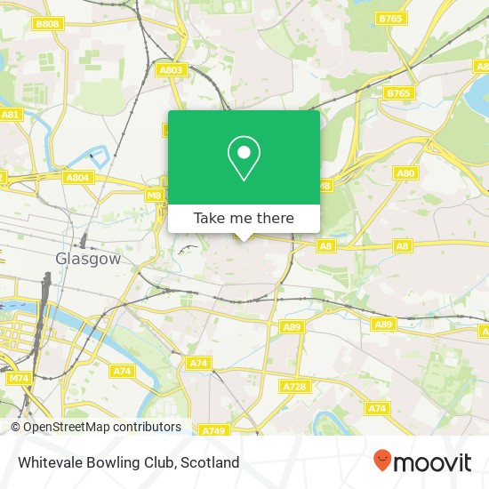 Whitevale Bowling Club map