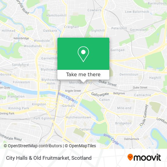 City Halls & Old Fruitmarket map