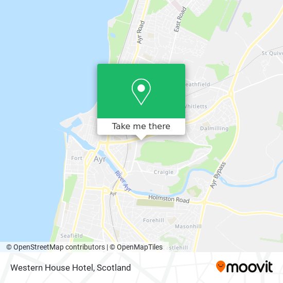Western House Hotel map