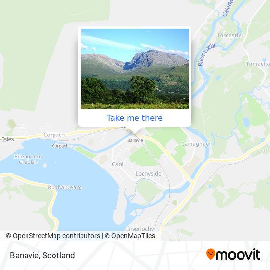 Banavie map