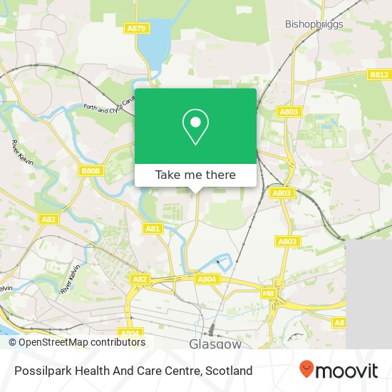 Possilpark Health And Care Centre map