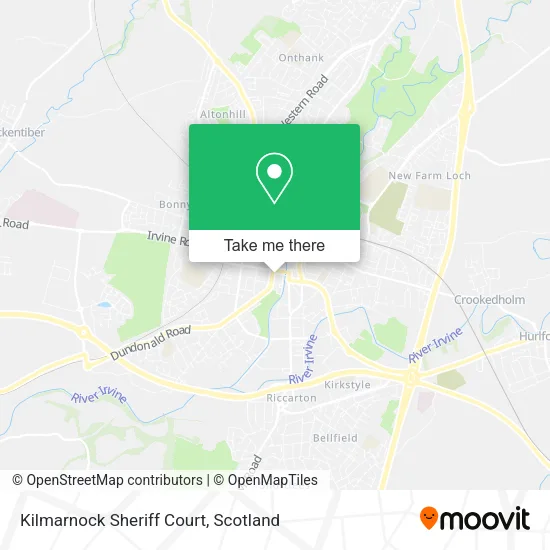 Kilmarnock Sheriff Court map