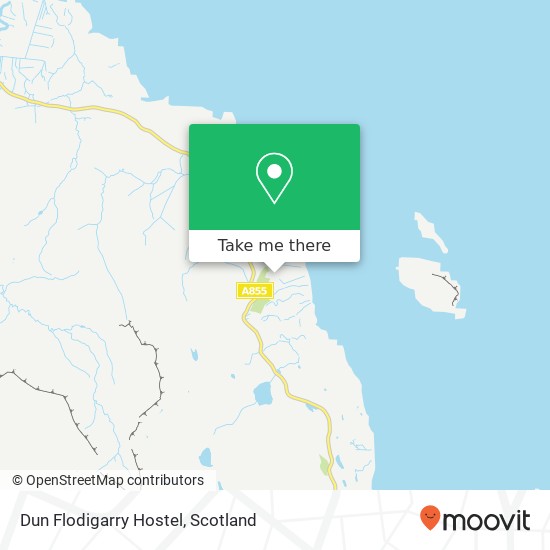 Dun Flodigarry Hostel map