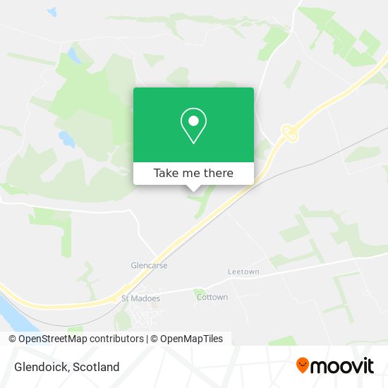 Glendoick map