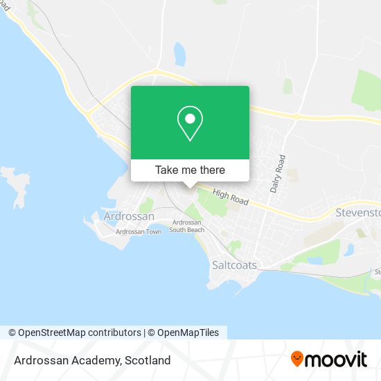 Ardrossan Academy map