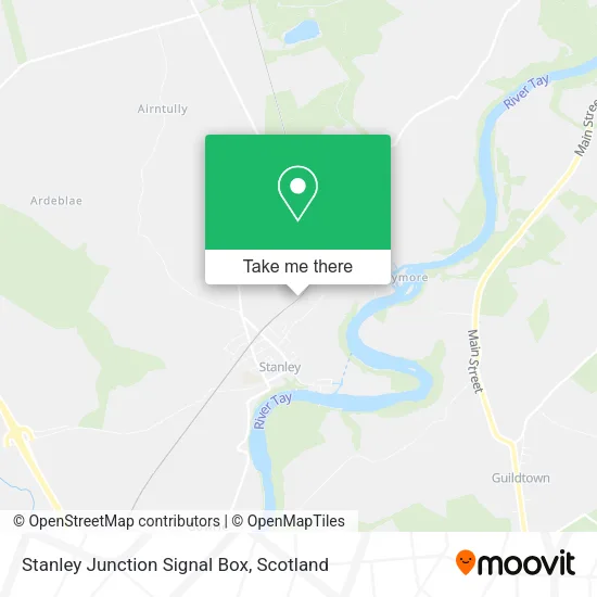 Stanley Junction Signal Box map