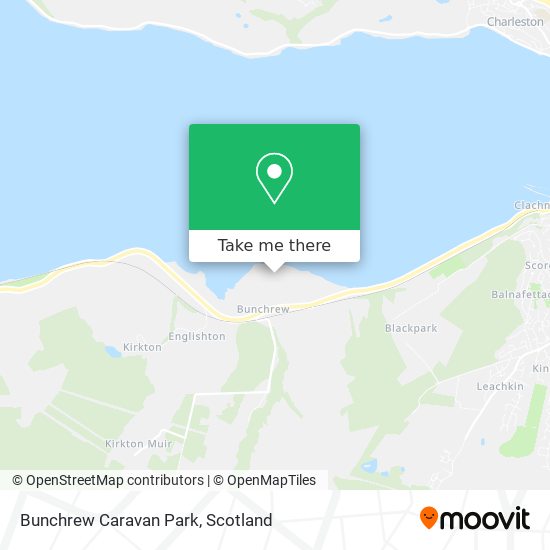 Bunchrew Caravan Park map