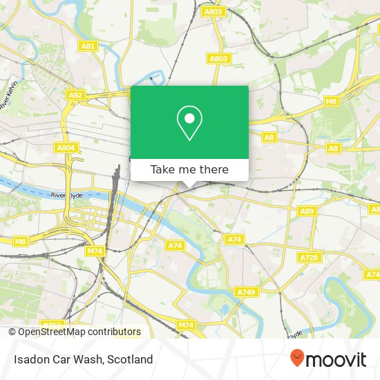 Isadon Car Wash map