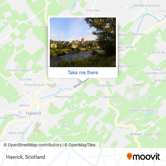 Hawick map