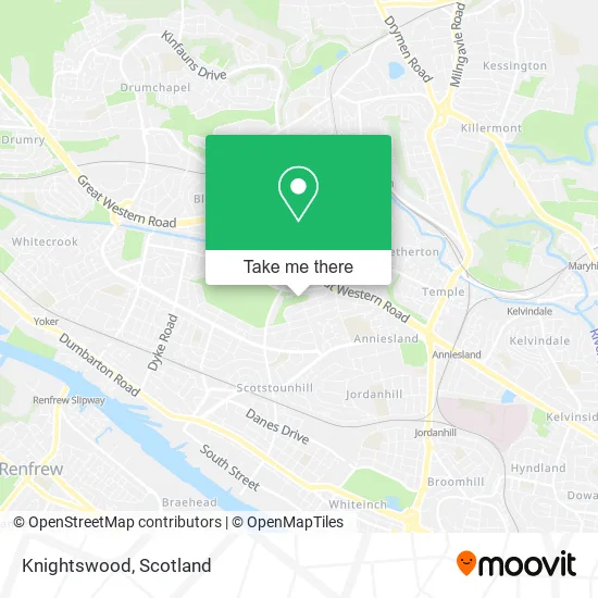 Knightswood map