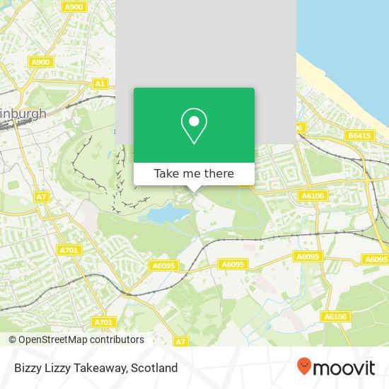 Bizzy Lizzy Takeaway map