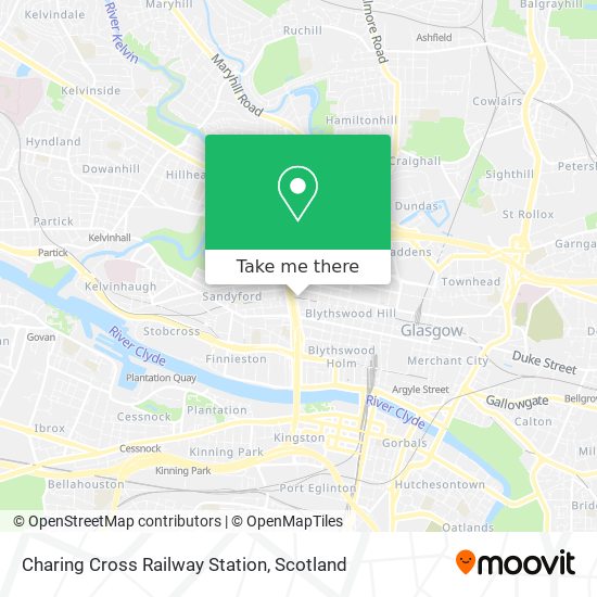 Charing Cross Railway Station map