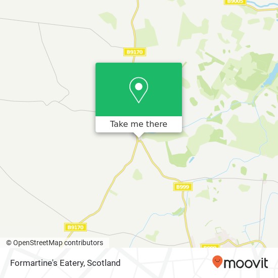 Formartine's Eatery map