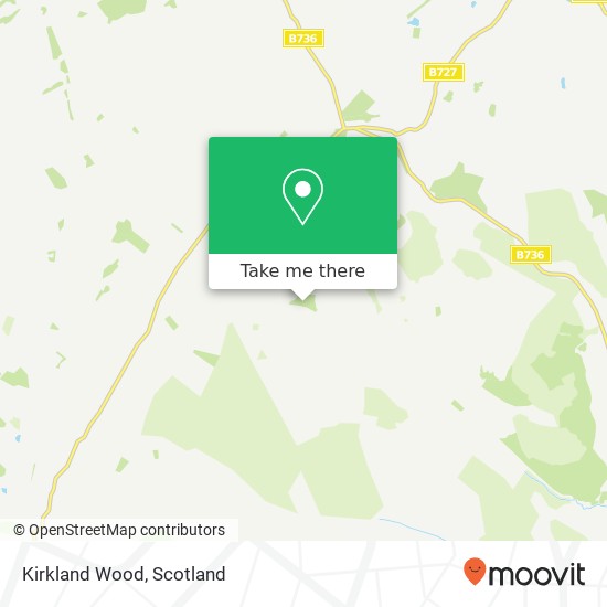 Kirkland Wood map
