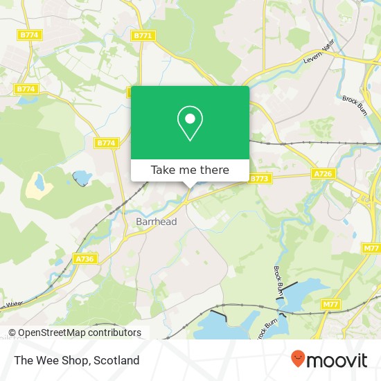 The Wee Shop map