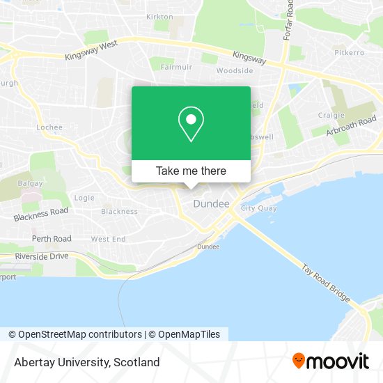 Abertay University map