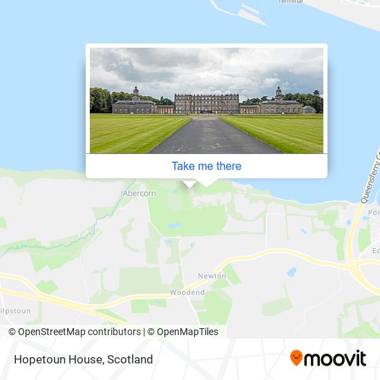 Hopetoun House map