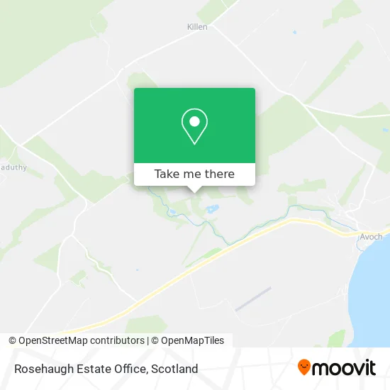 Rosehaugh Estate Office map