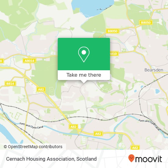 Cernach Housing Association map