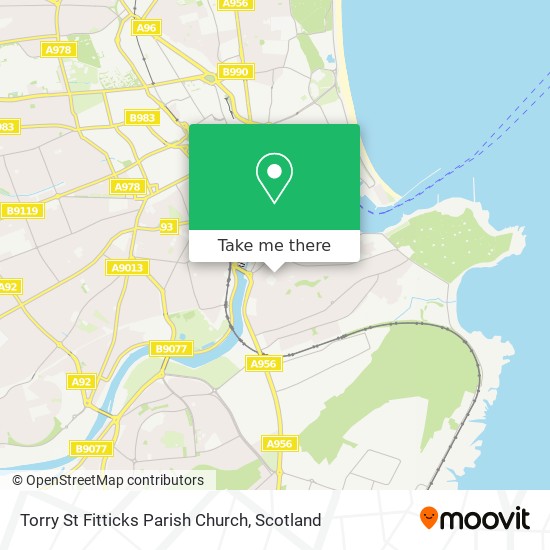 Torry St Fitticks Parish Church map