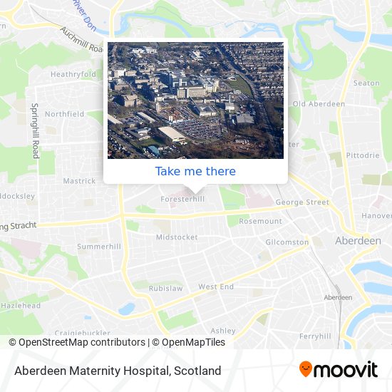 Aberdeen Maternity Hospital map