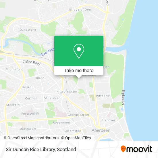 Sir Duncan Rice Library map