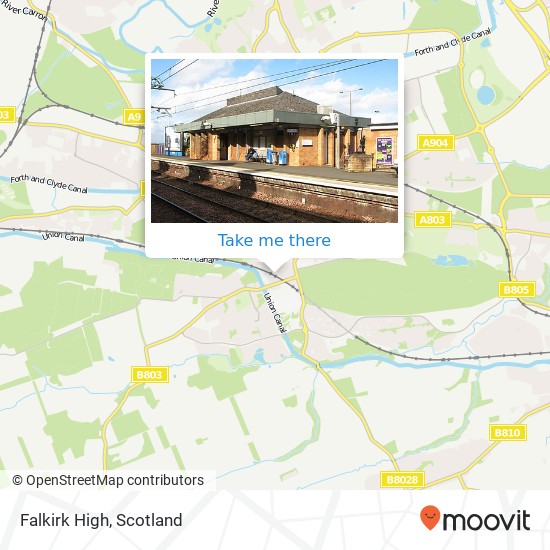 Falkirk High map