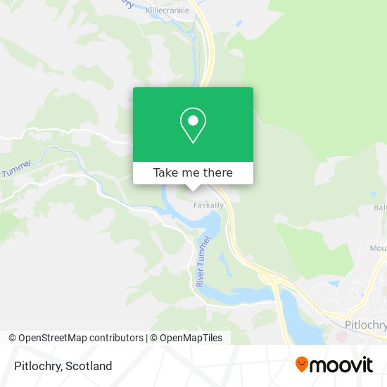 Pitlochry map