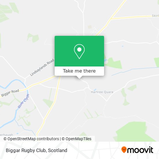 Biggar Rugby Club map