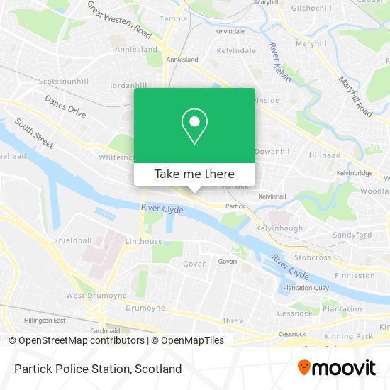 Partick Police Station map