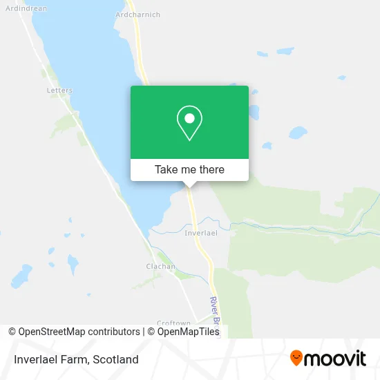 Inverlael Farm map