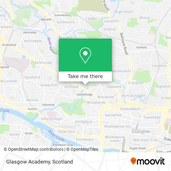 Glasgow Academy map