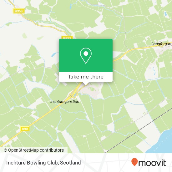 Inchture Bowling Club map