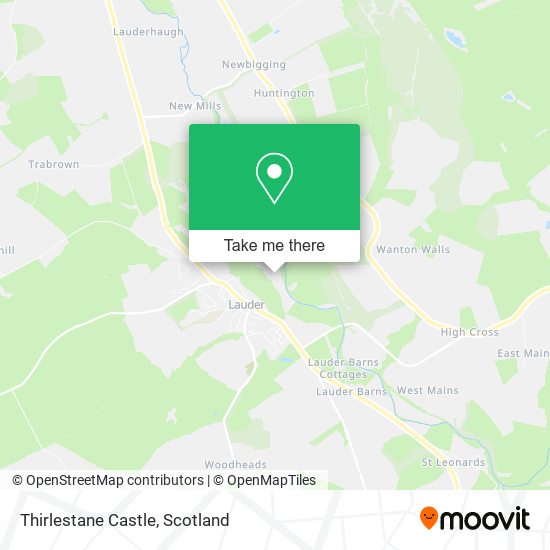 Thirlestane Castle map