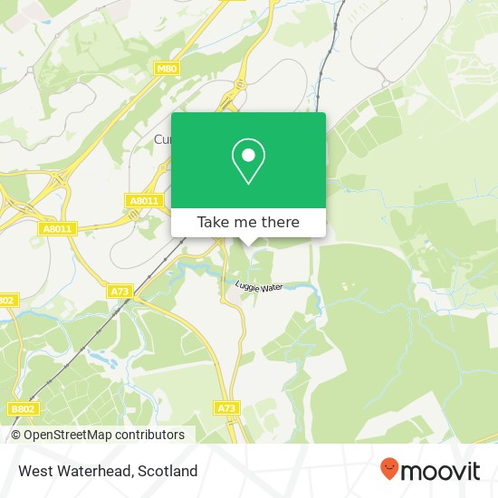 West Waterhead map