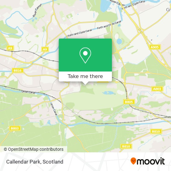 Callendar Park map
