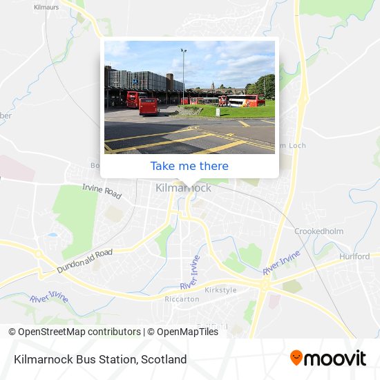 Kilmarnock Bus Station map
