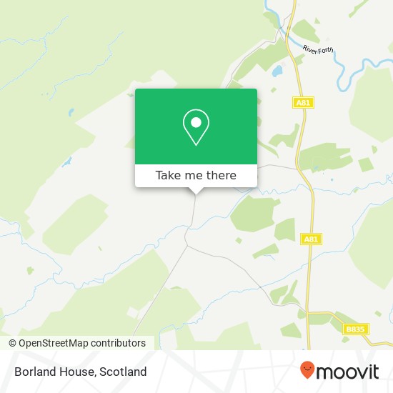 Borland House map