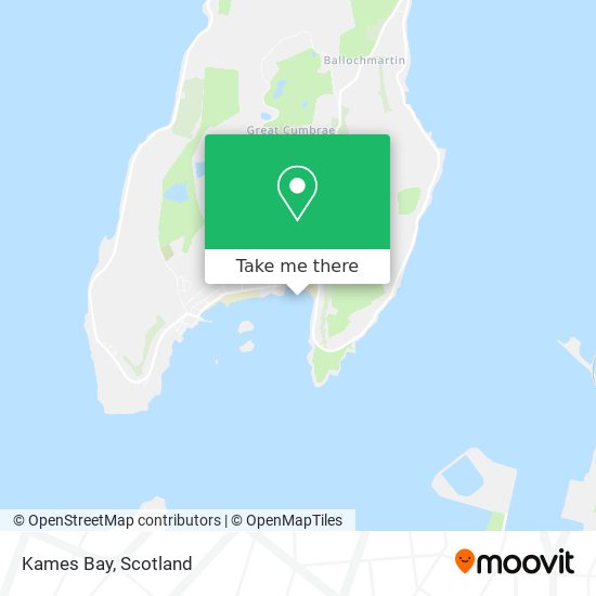 Kames Bay map