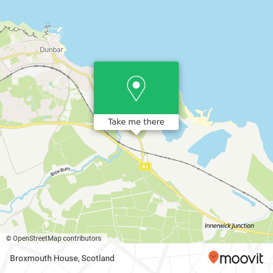 Broxmouth House map