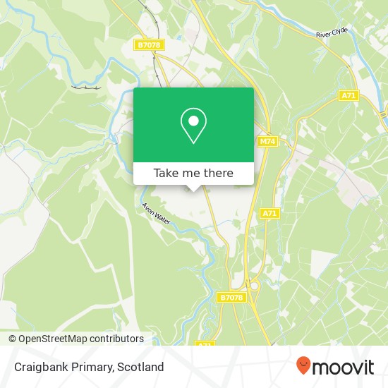 Craigbank Primary map